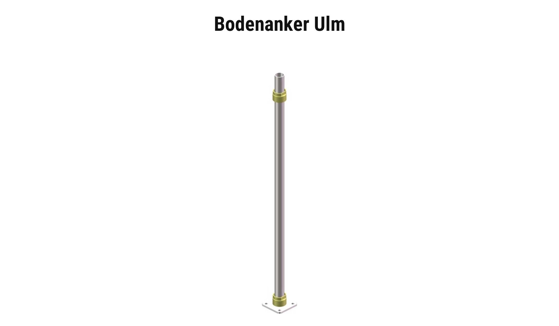 Montage Sichtschutzwand Ulm: Pfosten einbetoniert oder mit Bodenanker aufgedübelt