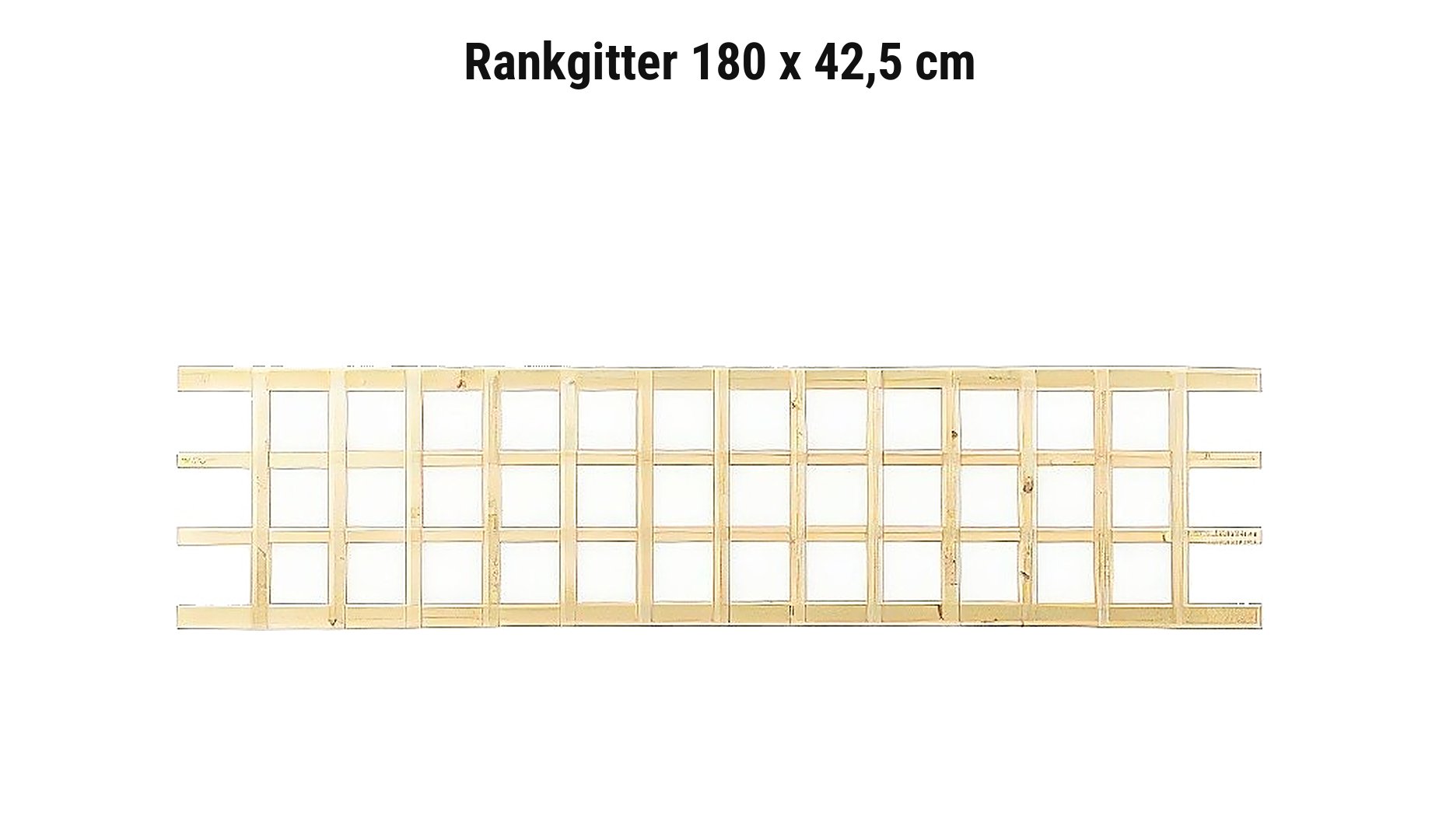 Rankgitter für den Lärmschutzzaun, 180 x 42,5 x 2,8 cm