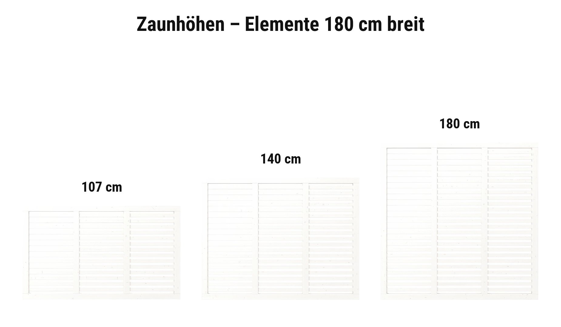 Harmoni Weiß: 107 cm, 140 cm, 180 cm