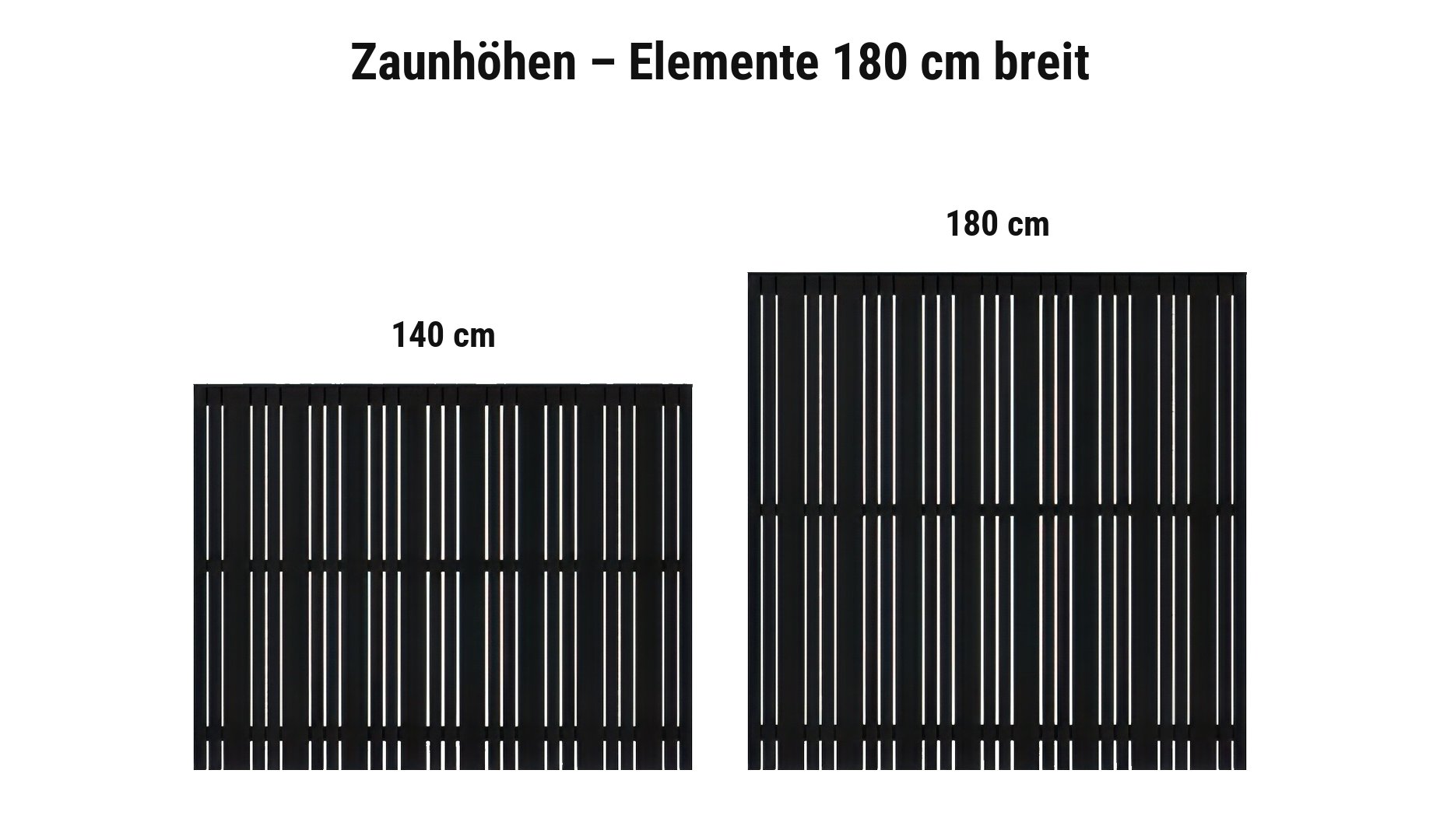 Tangent Schwarz: 140 cm, 180 cm