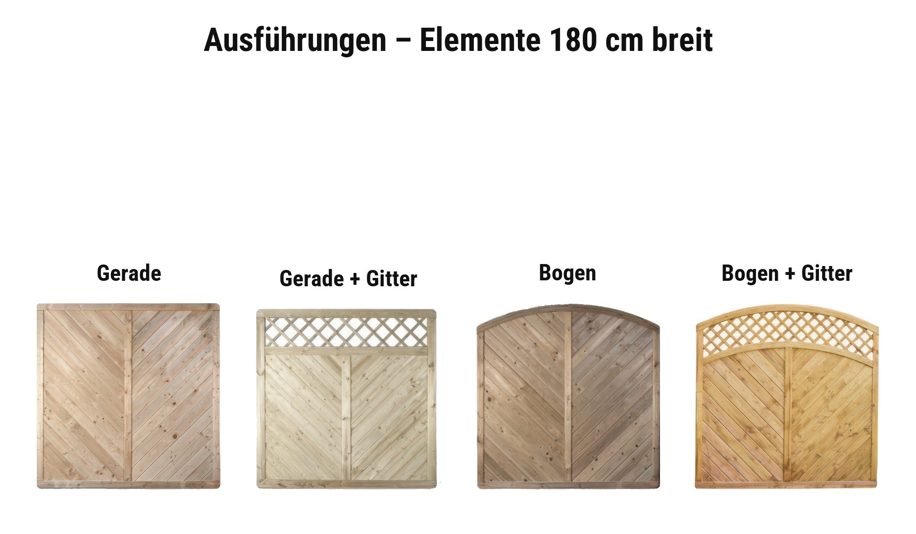 Stuttgart Diagonal: Gerade, Gerade + Gitter, Bogen, Bogen + Gitter