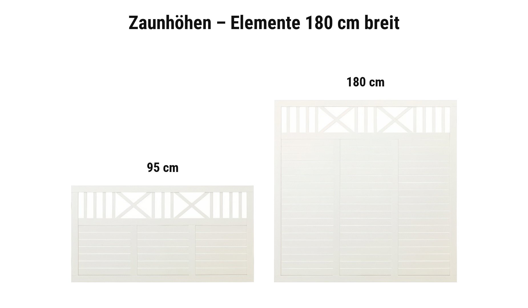 Nostalgi Weiß: 95 cm, 180 cm