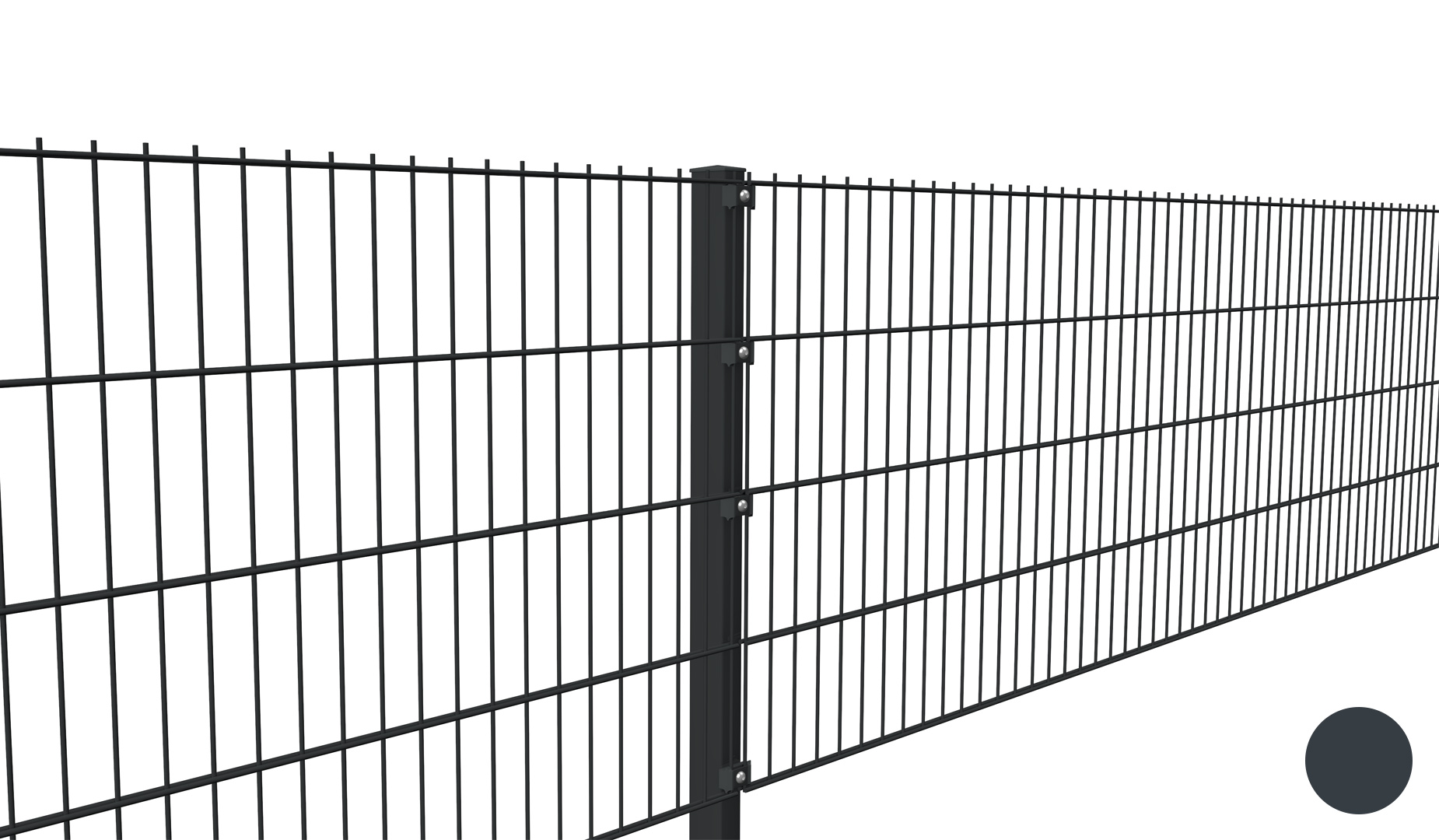 Doppelstabmatten Komplettset Simpaxx