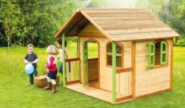 Das Holzspielhaus kaufen bei meingartenversand.de