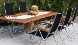 Edelstahl Terrassenmöbel kaufen bei meingartenversand.de