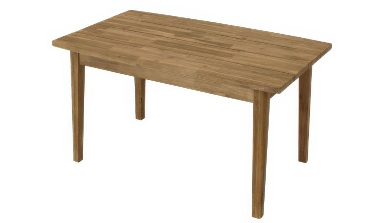 Der Gartisch Akazie Cannes im Retro-Design ist in zwei Größen erhältlich und fügt sich harmonisch in Ihren Outdoorbereich ein.