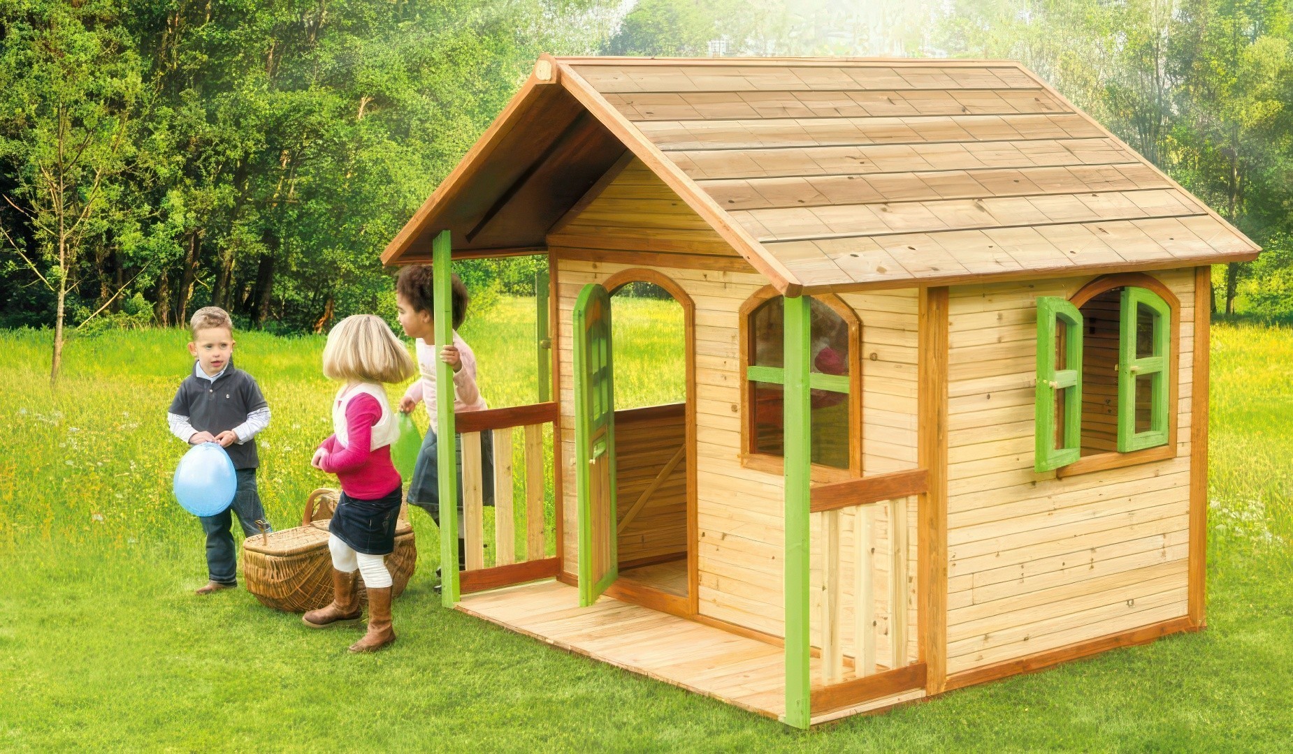 Das Holzspielhaus Svenja