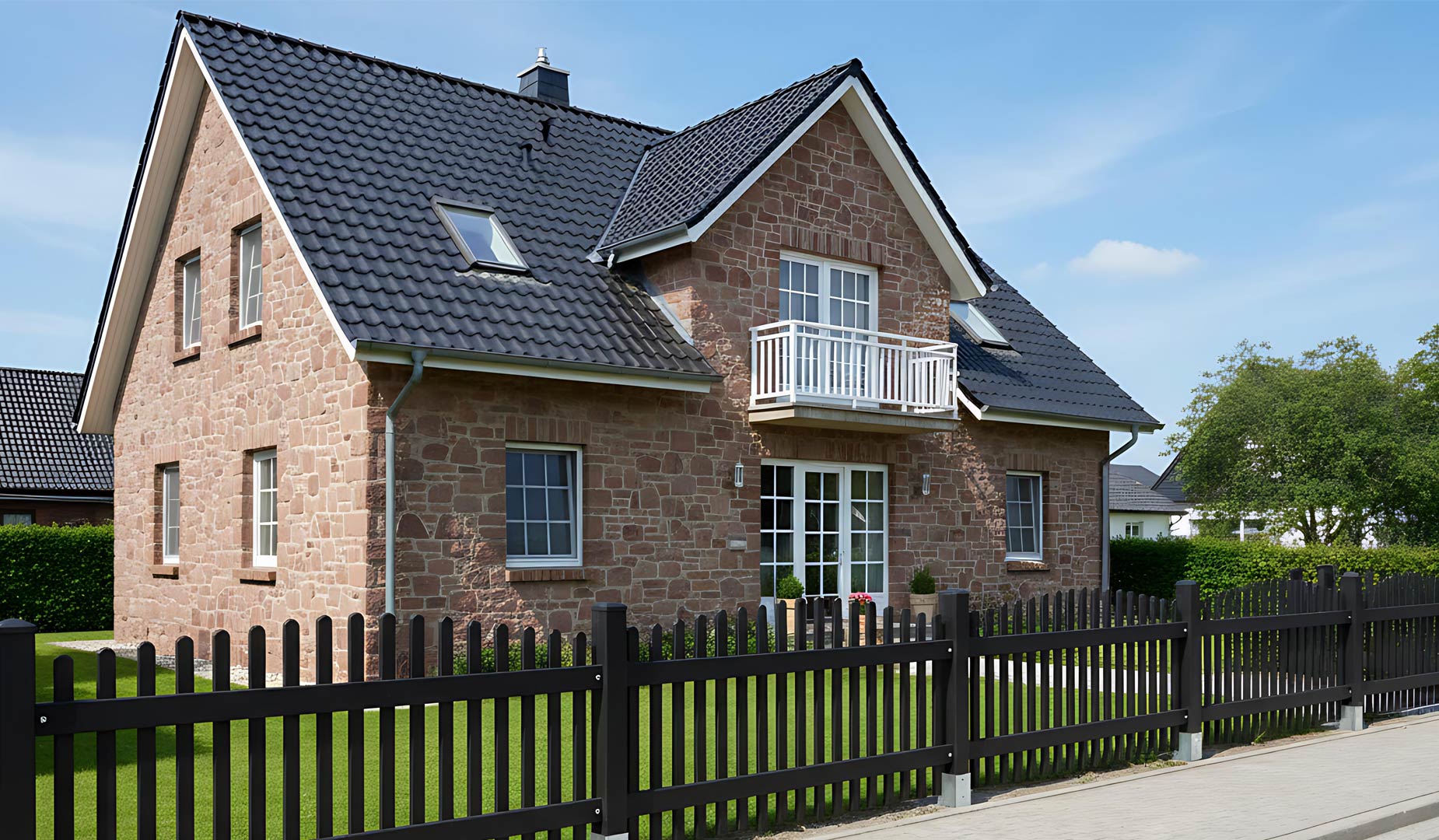 Gartenzäune Aluminium Preston