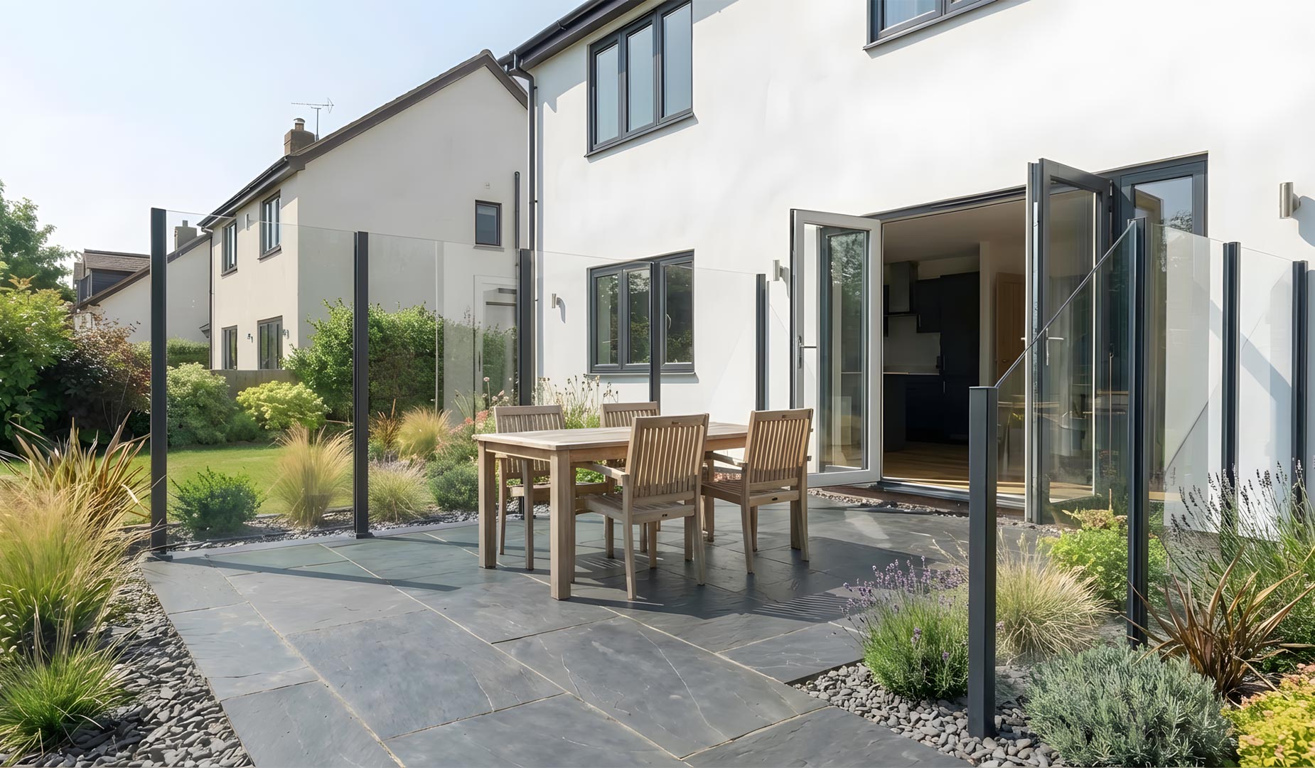 Glas Sichtschutz San Jose