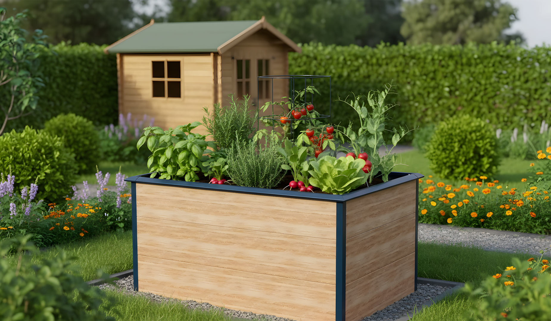 Hochbeet Metall Schlei