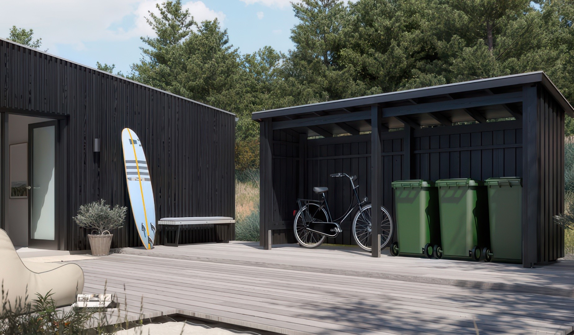 Holz Gartenhaus MULTI