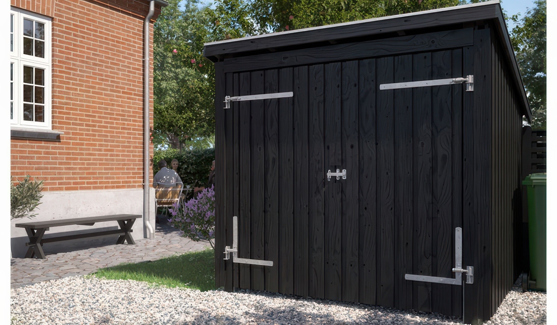 Holz Gerätehaus MULTI