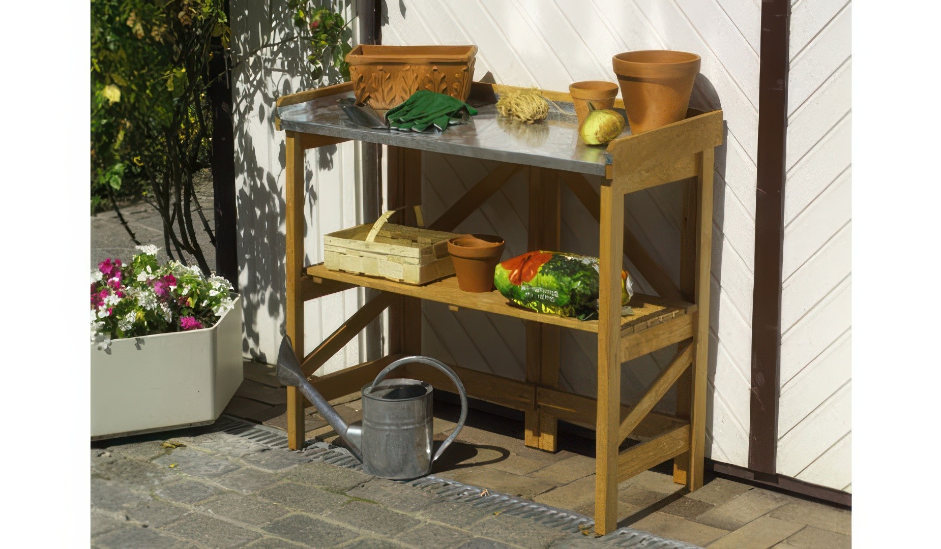 Holz Pflanztisch klappbar Stade