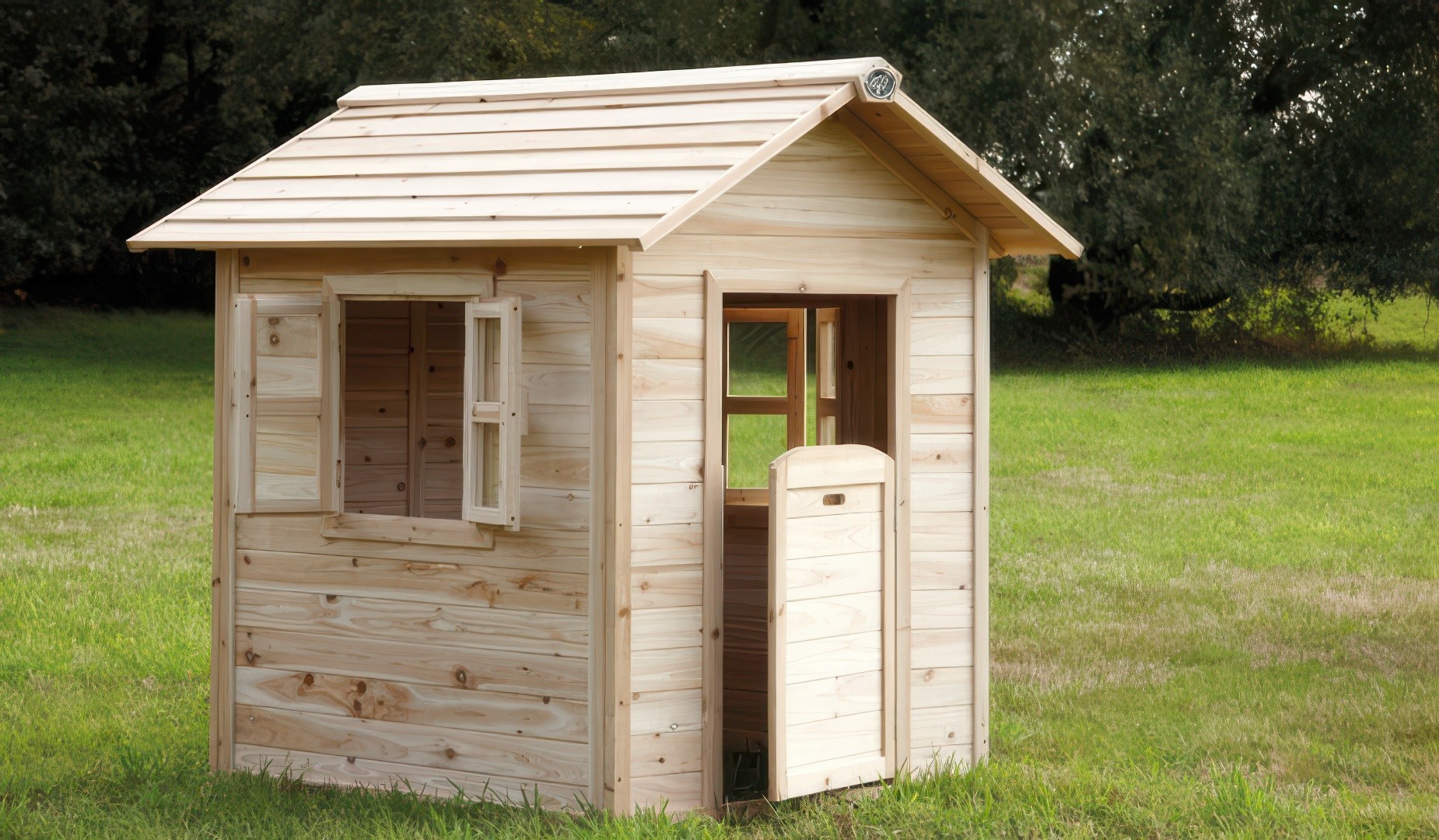 Holzspielhaus Garten Joschi