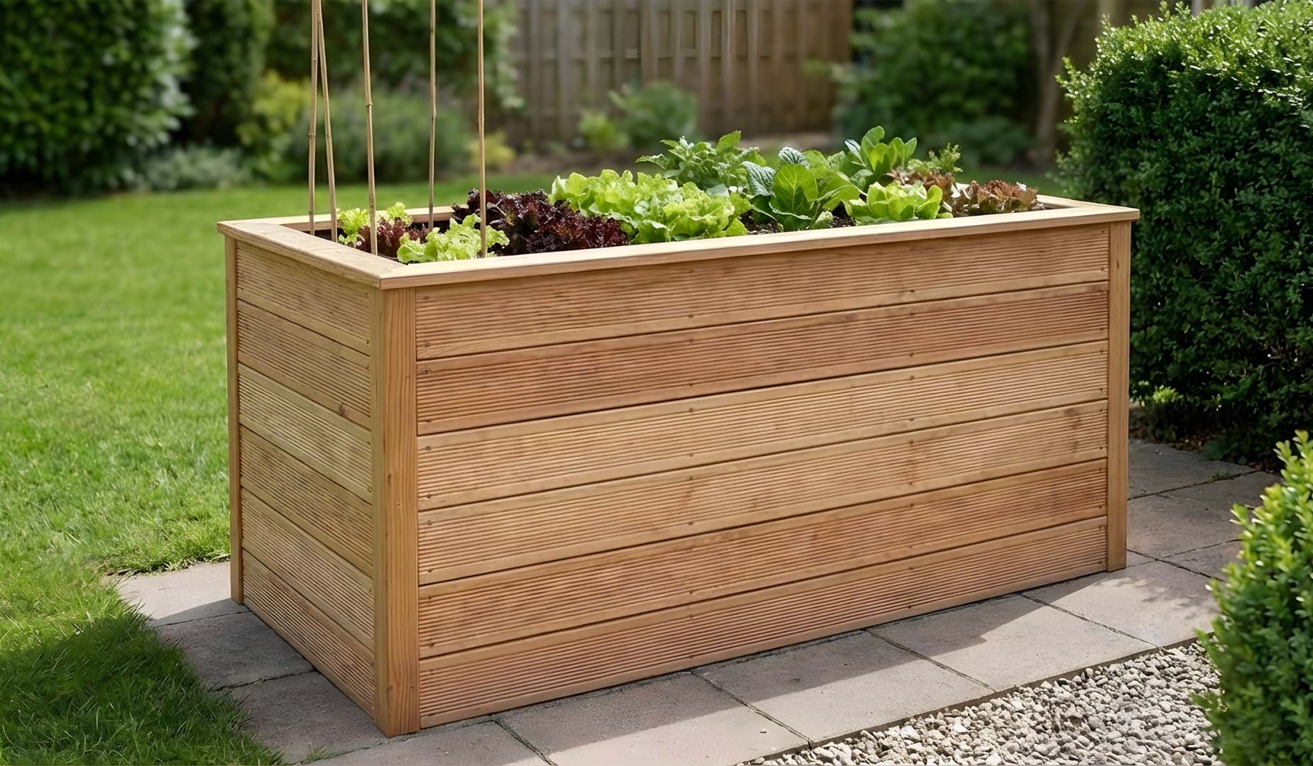 Kräuterhochbeet Lärche Perilla