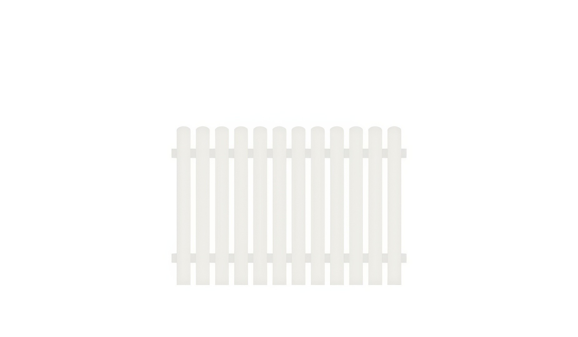 Kunststoff Gartenzaun Weiß kaufen