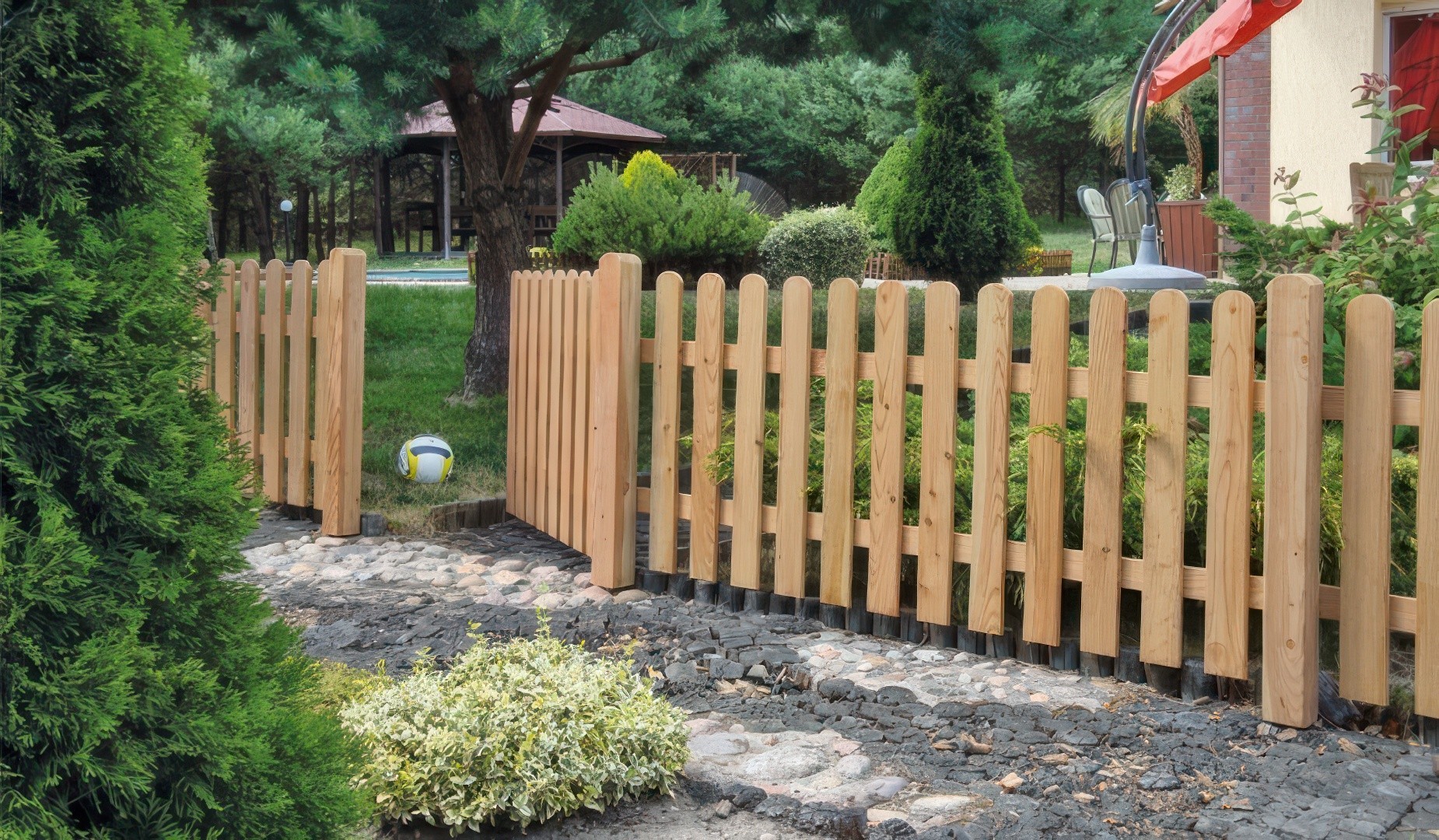 Gartenzaun Lärche Friesland