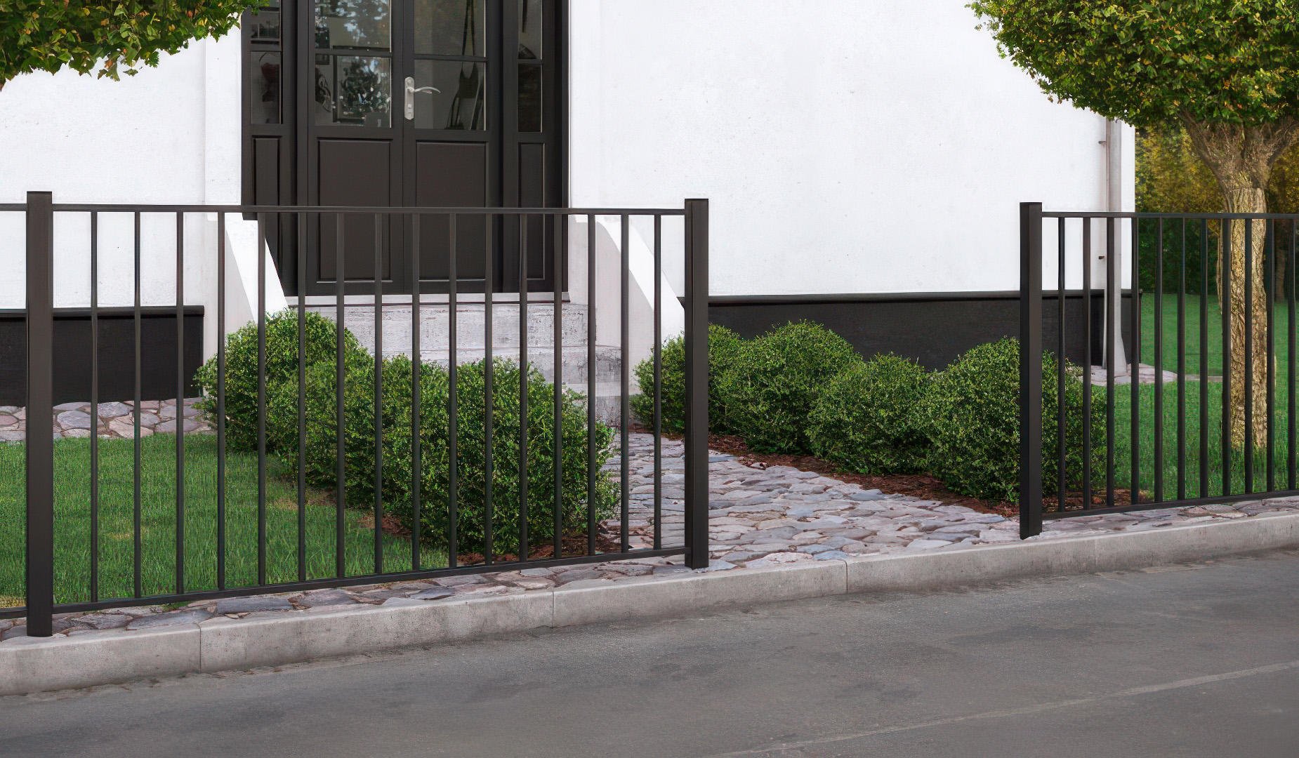 Metall Gartenzaun Basic