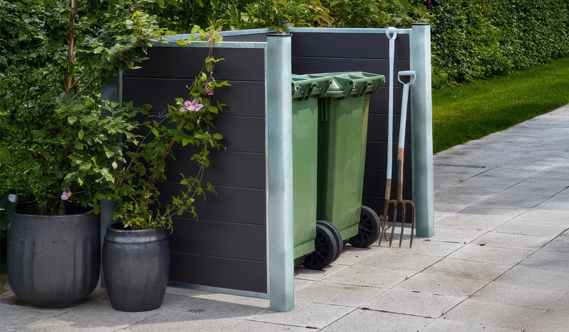 WPC Mülltonnenverkleidung Futura