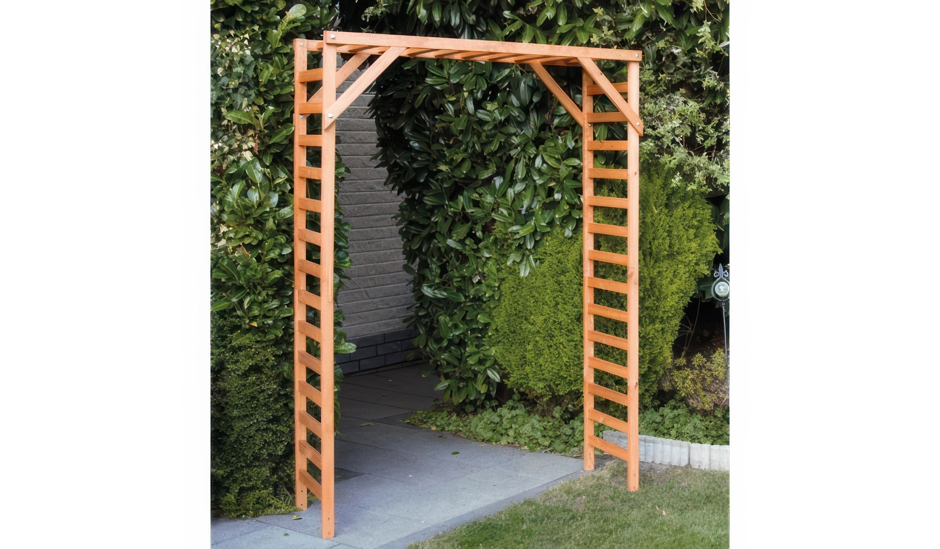 Rosenbogen Holz Lille