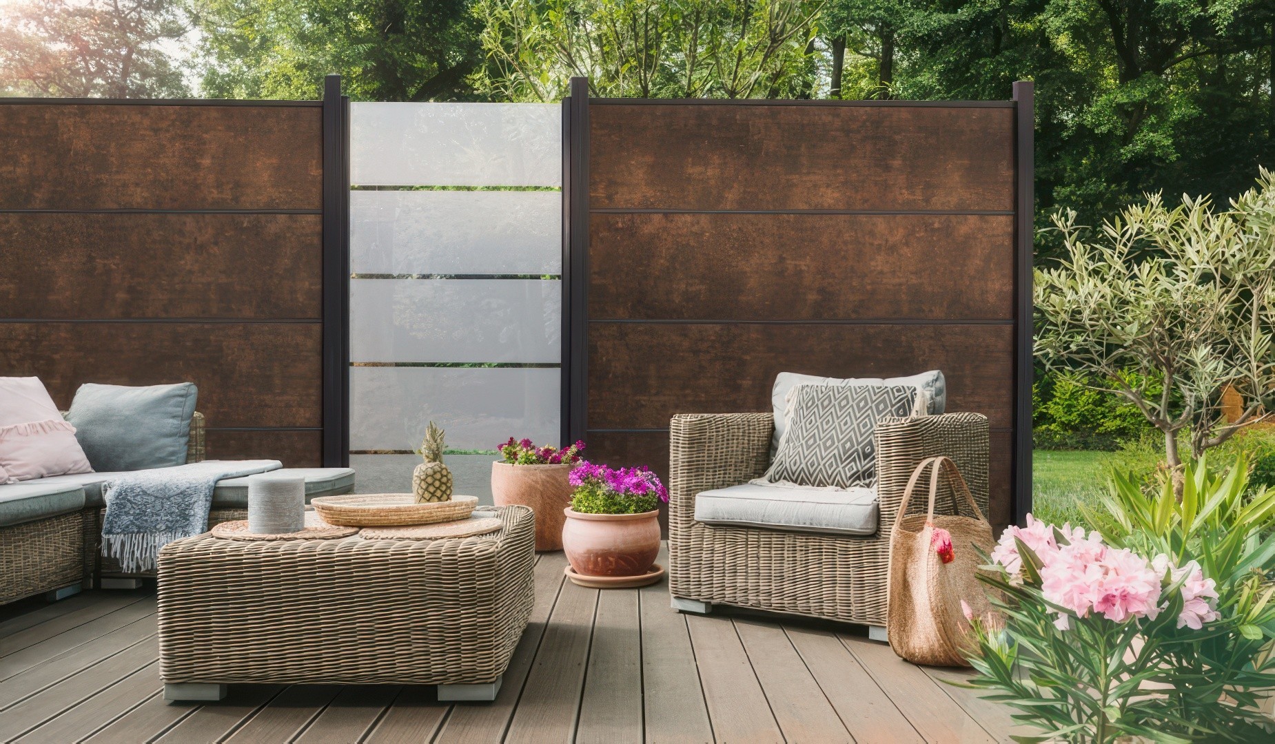 HPL Sichtschutzwände Roskilde