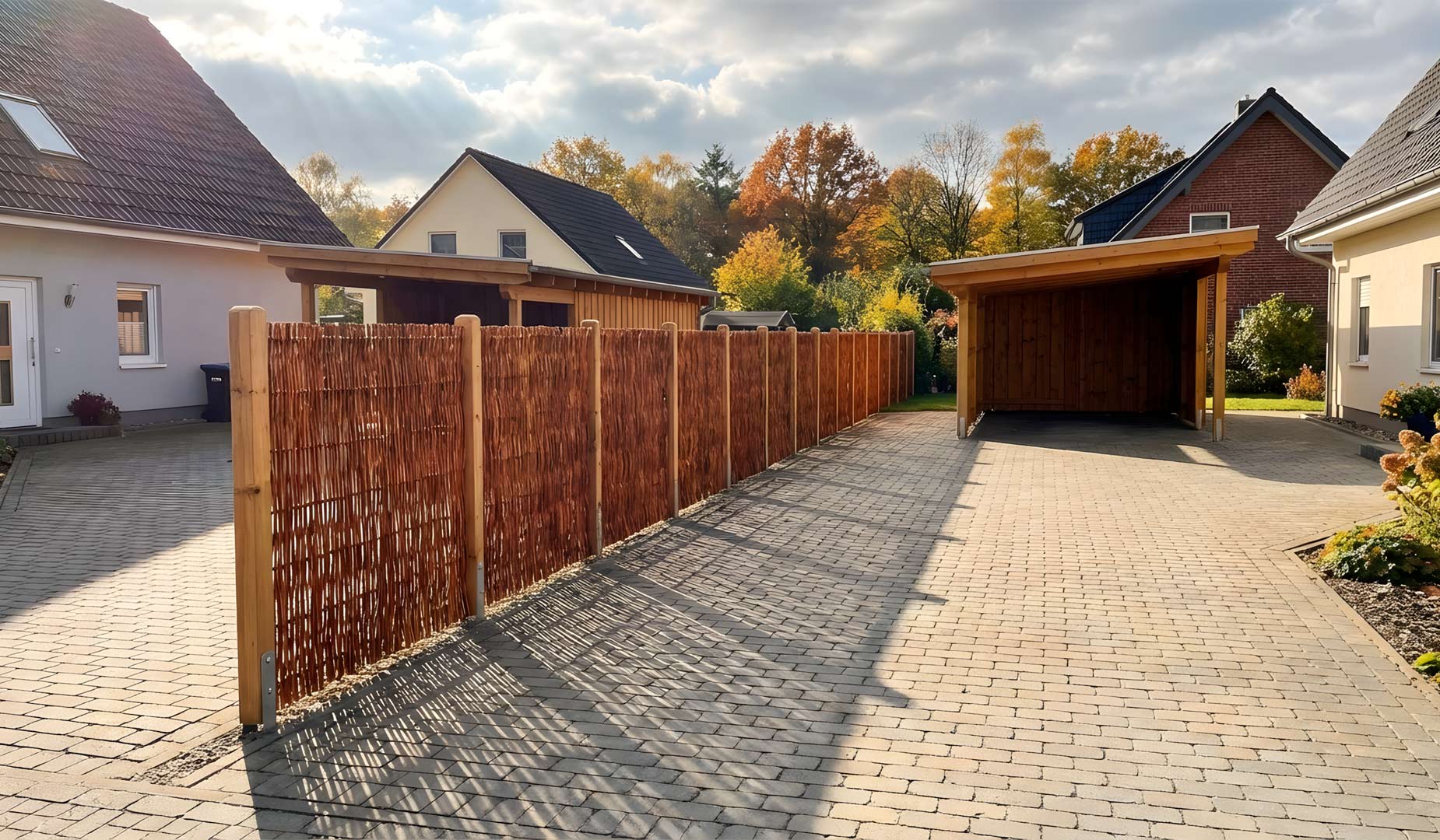 Weidenzäune Standard