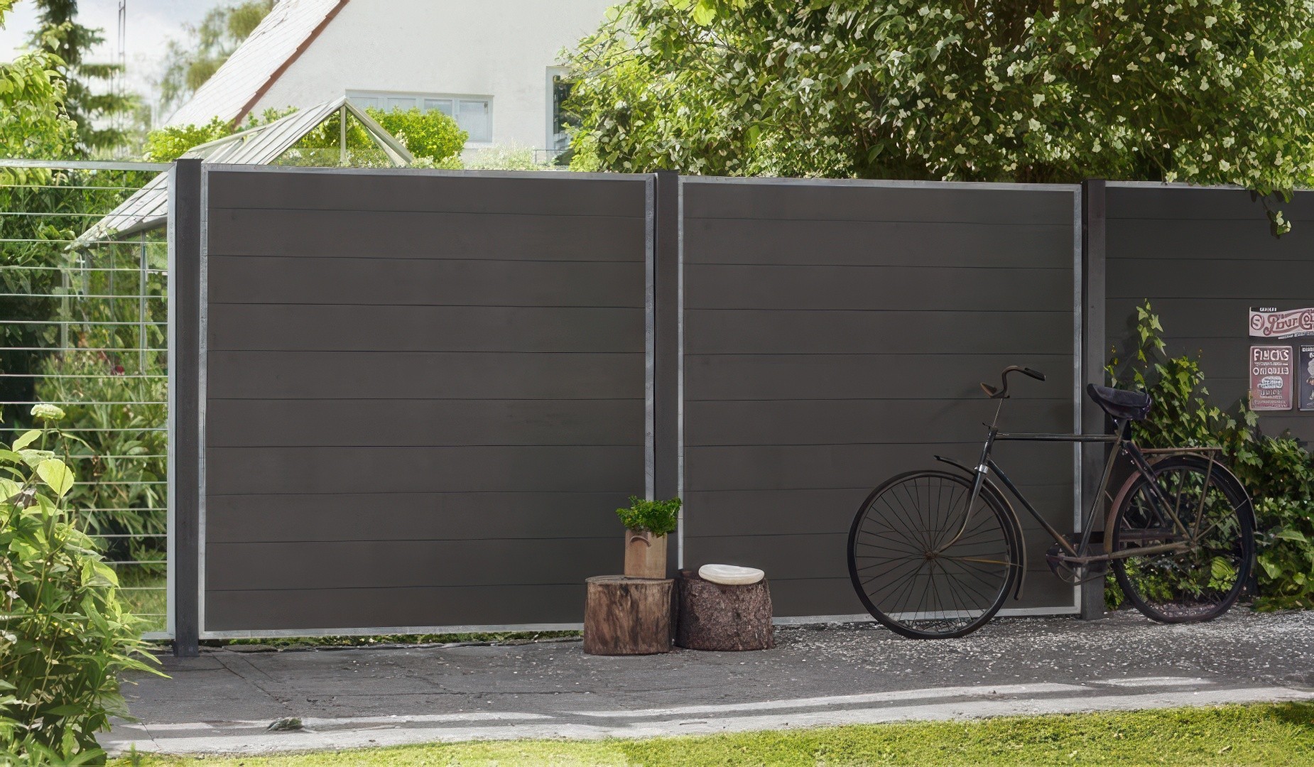 WPC Sichtschutz Futura