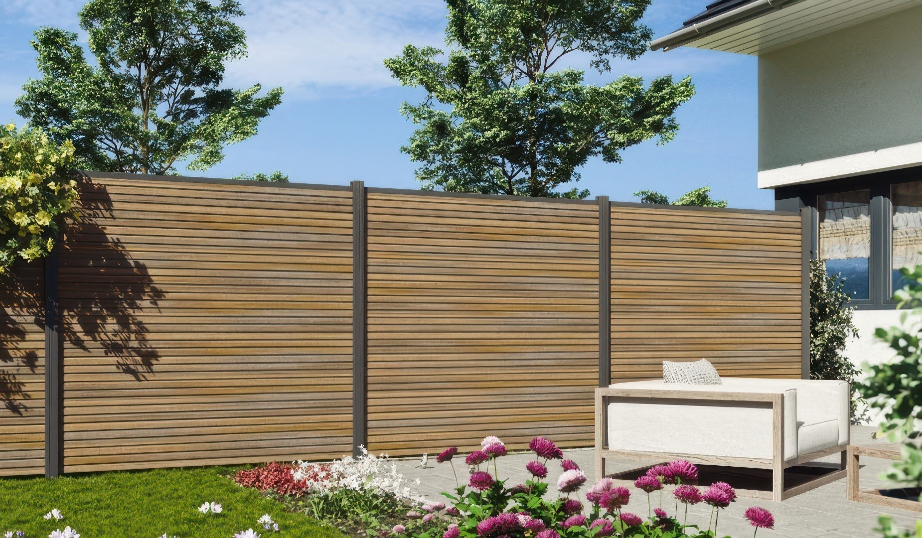 WPC Steckzaunsystem Heiligendamm