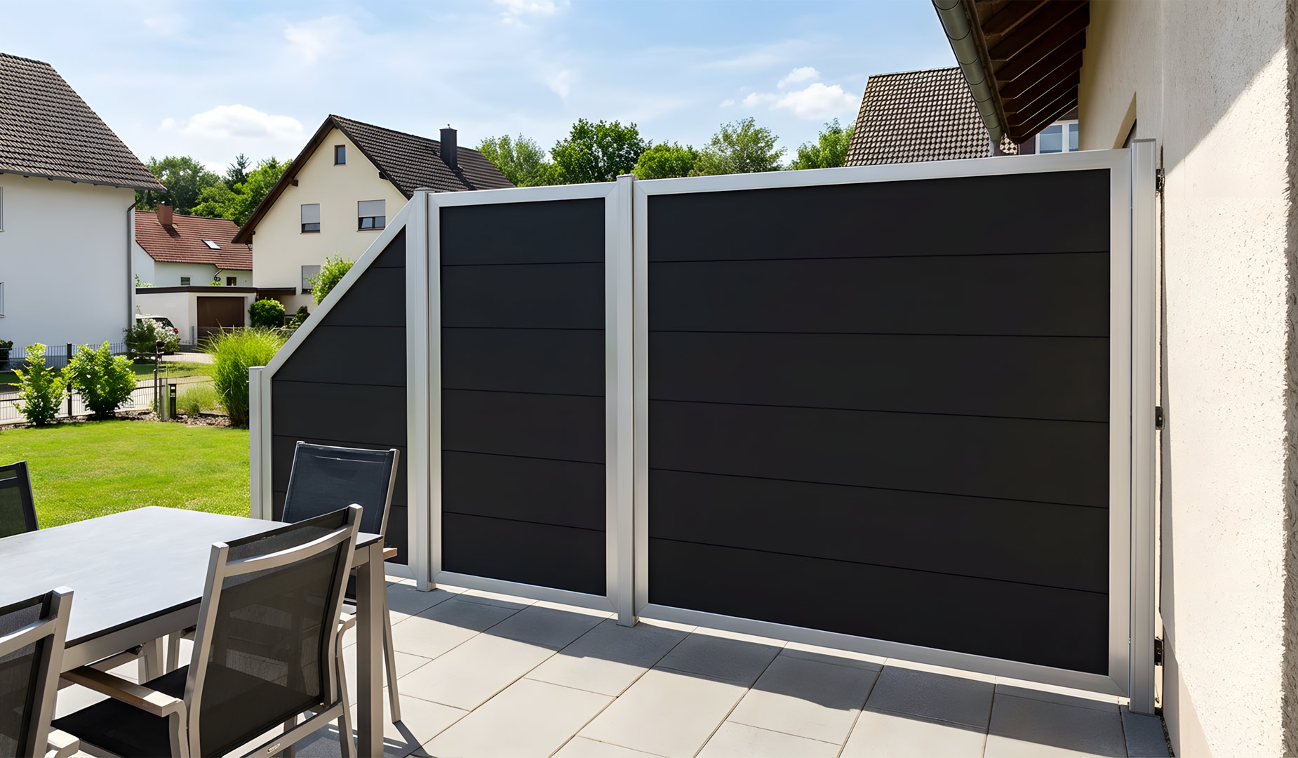 WPC Zaunelemente Samso